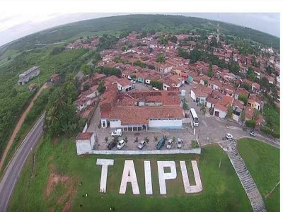Vista aérea do município